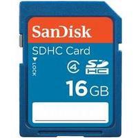 SDHC card 16 GB SanDisk Class 4