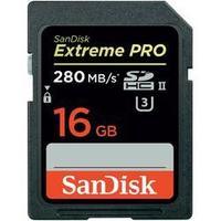 SDHC card 16 GB SanDisk Extreme Pro Class 10, UHS-II, UHS-Class 3