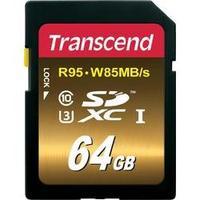 SDXC card 64 GB Transcend Ultimate Class 10, UHS-I, UHS-Class 3