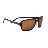 Serengeti Nunzio Sunglasses, Satin Black, Medium/Large