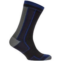SealSkinz Thin Mid Length Sock Black/Blue