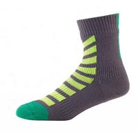 SealSkinz MTB Thin Ankle with Hydrostop Sock Grey/Lime