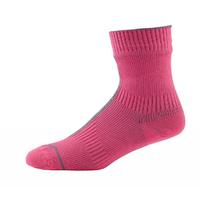 SealSkinz Road Thin Ankle Sock with Hydrostop Pink/Charcoal