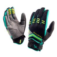 Sealskinz Dragon Eye MTB Gloves Black/Green