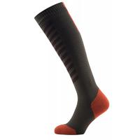 SealSkinz MTB Mid Knee Socks Olive/Brown/Orange