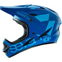 seven idp m1 full face helmet matte blue