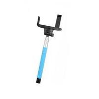 selfie pole with wireless bluetooth function blue