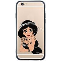 sexy lady pattern tpu soft case back cover transparent cover for apple ...