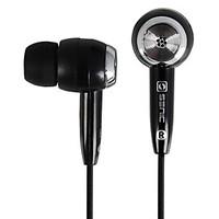 SENICCMX MX-106 Mobile Earphone for Cellphone Computer In-Ear Wired Plastic 3.5mm Noise-Cancelling