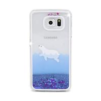Seal Flow Sand PC Material Cell Phone Case for Samsung Galaxy S6/S6 edge
