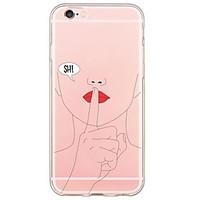 Sexy Lady pattern TPU Ultra-thin Translucent Soft Back Cover for Apple iPhone 6s Plus/6 Plus/ 6s/6/ SE/5s/5