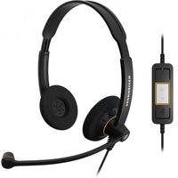 sennheiser sc60 usb control binaural uc headset black