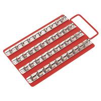 sealey ak2712 socket rail tray 14 38 and 12sq drive