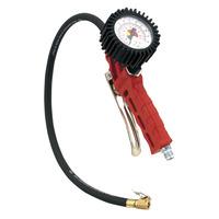 sealey sa930 professional tyre inflator with clip on connector