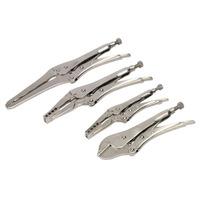 Sealey VS0310 Locking Pliers Set 4pc - Hose Clamp & Pinch Off
