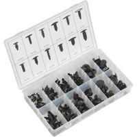 Sealey BTC16 Trim Clip Assortment for GM, Chrysler & Ford 168pc