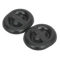 Sealey EX03 Exhaust Mounting Rubbers - L62 x D54 x H13.5 (Pack Of 2)