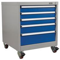 Sealey API5657B Mobile Industrial Cabinet 5 Drawer