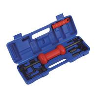 Sealey DP9/5B Slide Hammer Kit In Blow Mould Case 9pc