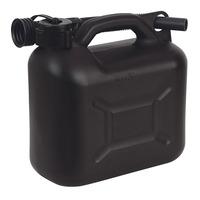 Sealey JC5B Fuel Can 5ltr - Black