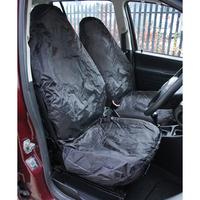 sealey csc6 front seat protector set 2pc heavy duty
