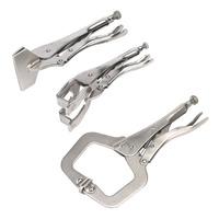 Sealey AK67 C-clamp and Welding Clamp Set 3pc