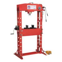sealey yk509fah airhydraulic press premier 50tonne floor type wit