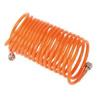 sealey sa335 coiled air hose 5mtr 5mm with 14bsp unions