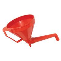 sealey f16 funnel with fixed offset spout amp filter medium 160mm