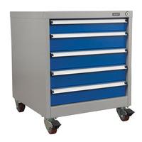 Sealey API5657A Mobile Industrial Cabinet 5 Drawer