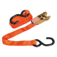 sealey td0845s ratchet tie down 25mm x 45m polyester webbing s 
