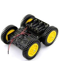 Seeed 110990087 All Metal Chassis 4WD Robot Kit (ATV) Includes Mot...