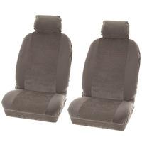 Seat cover front Denver grey