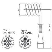 secort helical connection line 7 pin 24 v type n