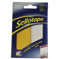 sellotape sticky hook and loop pad wlt24