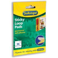 SELLOTAPE STICKY LOOP PADS PK96 4544