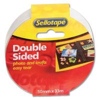 Sellotape Doublesided Tape 50mmx33M 2294 - 3 Pack