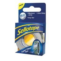 Sellotape Super Clear 18mmx25m 1443351 - 8 Pack