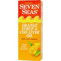 seven seas orange flavour cod liver syrup 300ml