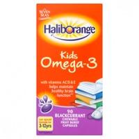 Seven Seas Haliborange Kids Omega-3 with Vitamins A C D & E 90 Blackcurrant