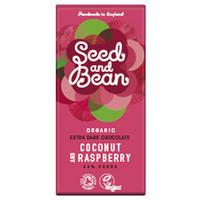 Seed & Bean Org Coconut & R/berry Dark Bar 85g