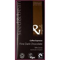 seed bean dark chocolate coffee bar 85g