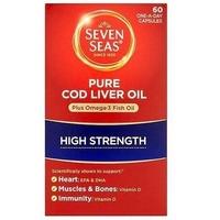Seven Seas High Strength Pure Cod Liver Oils Caps