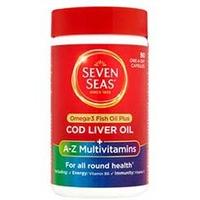 seven seas cod liver oil plus a z multivitamins 90 caps