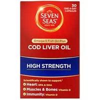 seven seas cod liver oil high strength 120 caps