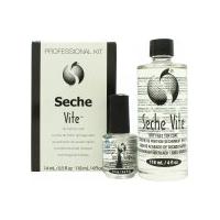 seche vite professional kit gift set 15ml dry fast top coat 120ml refi ...