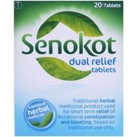 Senokot Dual Relief 20 Tablets
