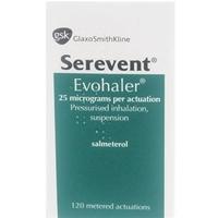 Serevent Evohaler (Salmeterol) 25 Micrograms/Metered Inhalation