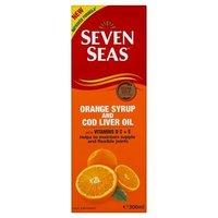 Seven Seas Cod Liver Oil Orange Syrup, 300ml