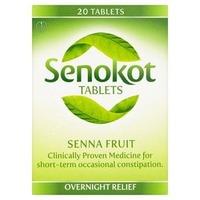 senokot tablets x 20